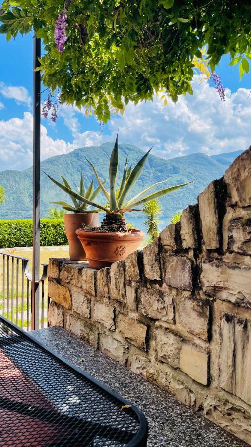 Lake View, Swimming Pool, Tennis Court And Private Parking Mezzegra Exterior photo